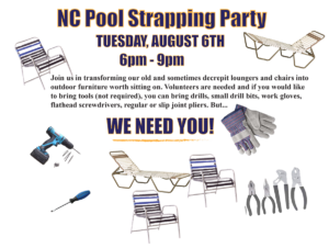 NC POOL STRAPPING PARTY AUGUST 2024