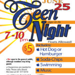 NC Pool June Teen Night