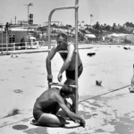 Installing guard stand opposite bathhouse