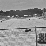 View of pool toward baby pool